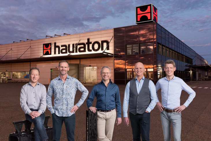 HAURATON Management Board:
From left to right: Patrick Wieland, Michael Schenk, Marcus Reuter, Dieter Bastian, Christoph Ochs